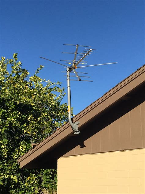 using an antenna to watch tv in metal roof house|installing tv antenna in attic.